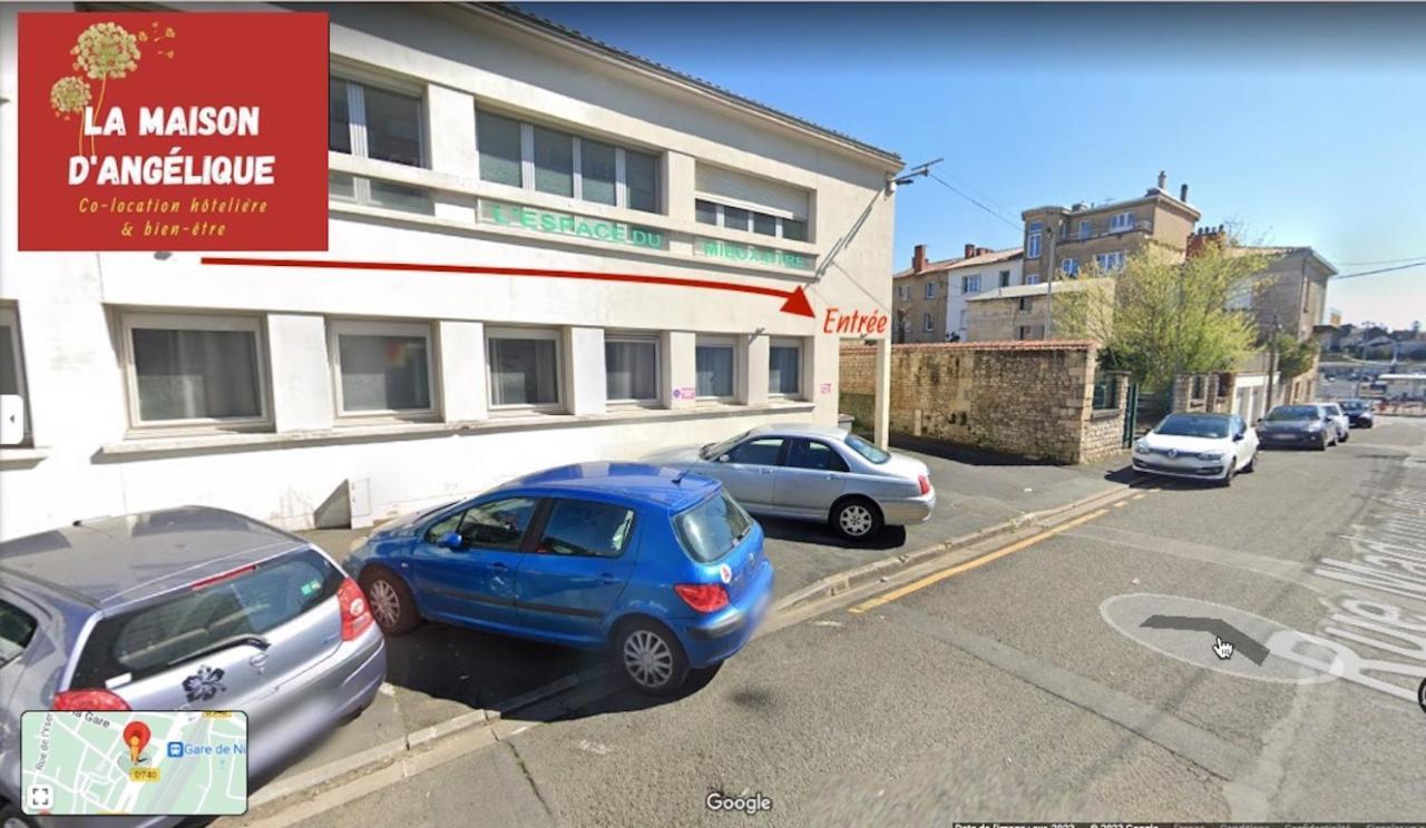 La Maison D'Angelique - Colocation Hoteliere A 150M Gare Tgv- Grande Cuisine Equipee & Salon - Fibre - Netflix Niort Eksteriør bilde